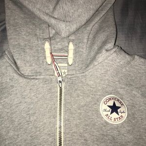 Converse zip up hoodie